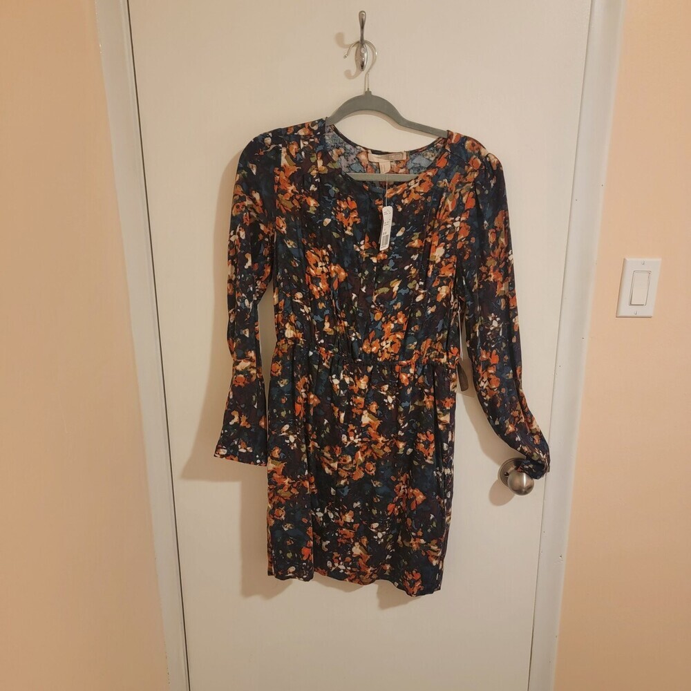 Forever21 Long Sleeve Dress Womens Medium Floral Coquette Barbiecore Fairycore